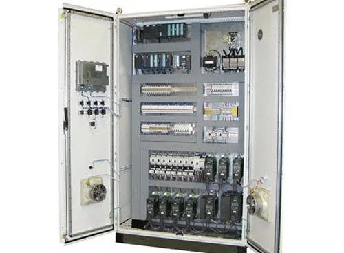 PLC control panel manufactured by Technomech